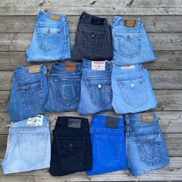 LOT OF 11 True Religion Jeans Size 30 - Picture 3 of 3